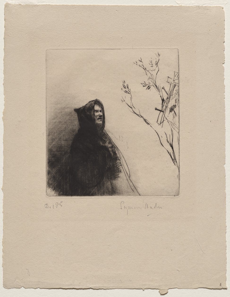 Le Moine priant - Saint François - Francis Seymour Haden