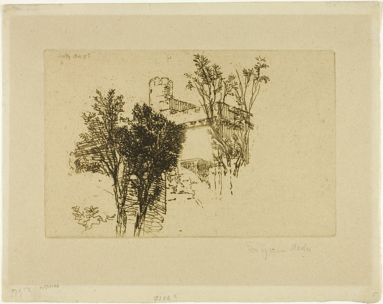La tourelle - Francis Seymour Haden