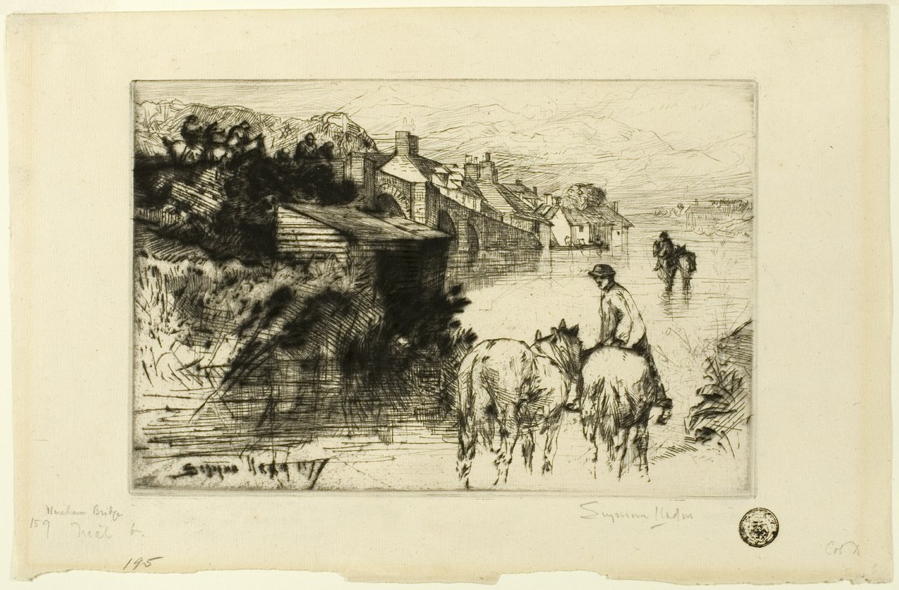 Pont de Wareham - Francis Seymour Haden