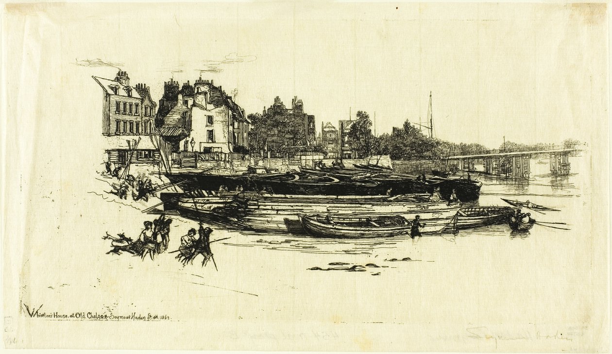 Maison de Whistler, Old Chelsea - Francis Seymour Haden