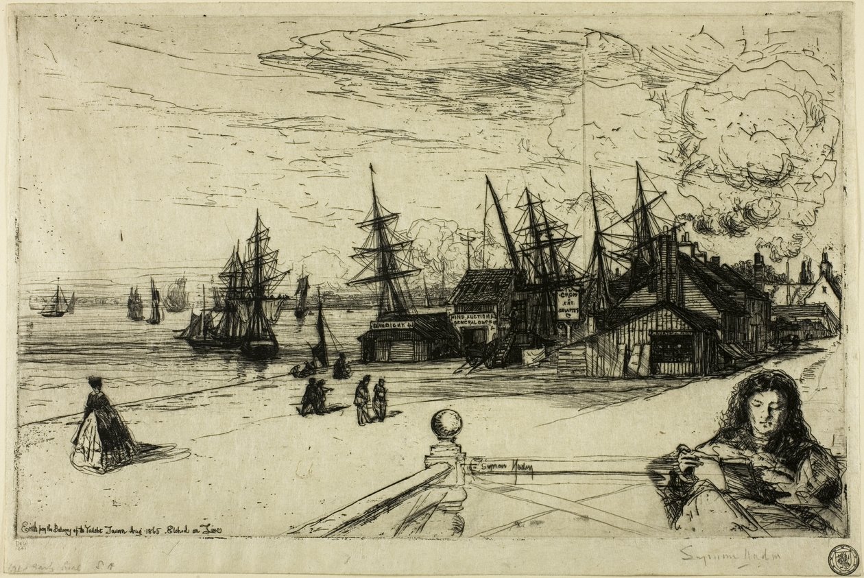 Taverne Yacht, Erith - Francis Seymour Haden
