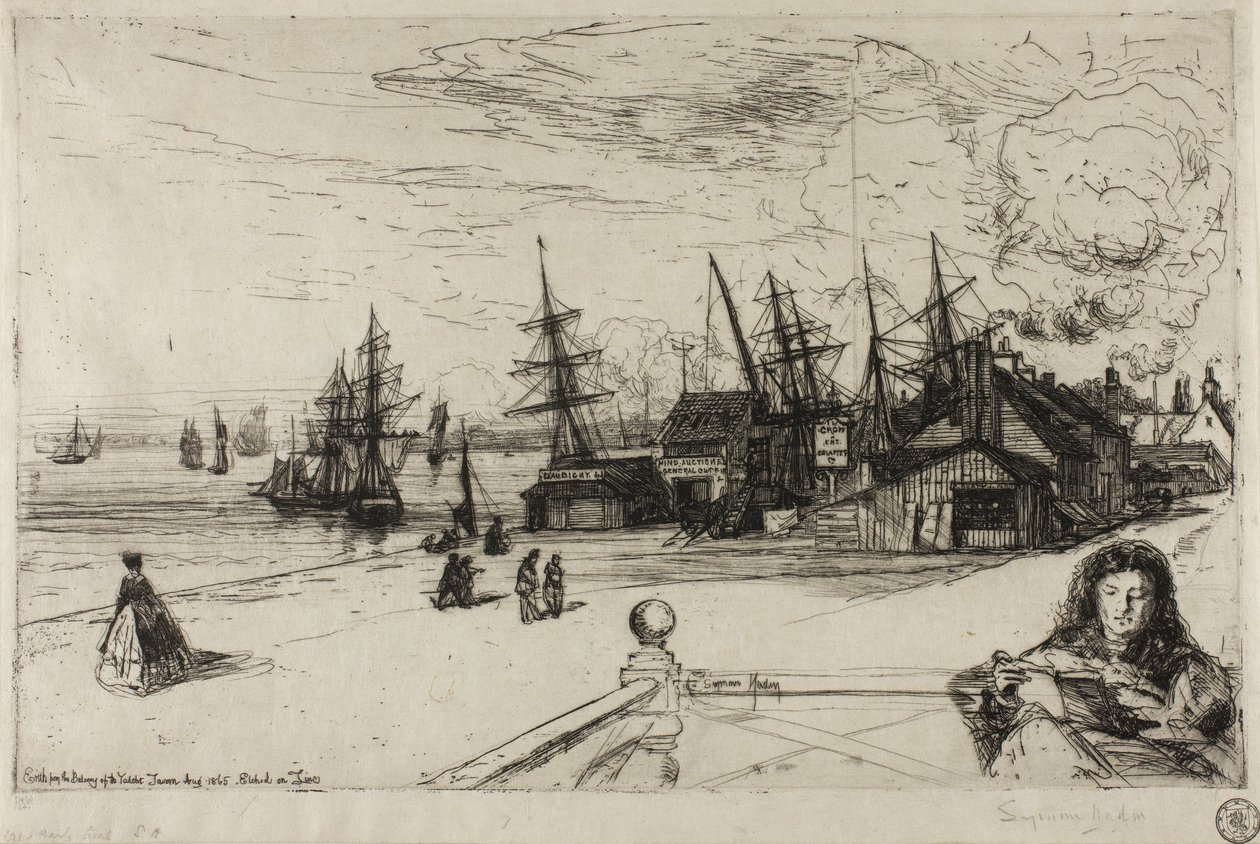 Yacht Tavern, Erith, 1865 - Francis Seymour Haden