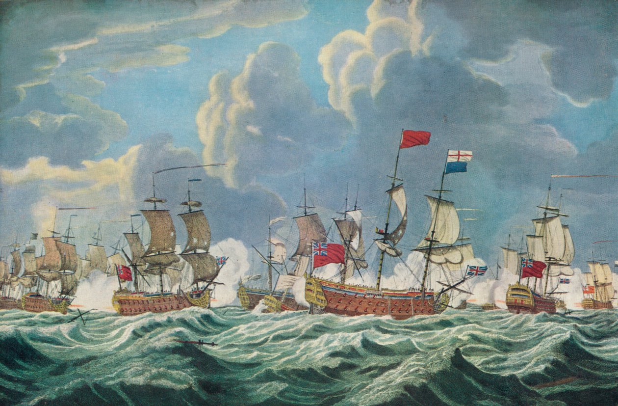 Bataille de la baie de Quiberon, c1765 - Francis Swaine