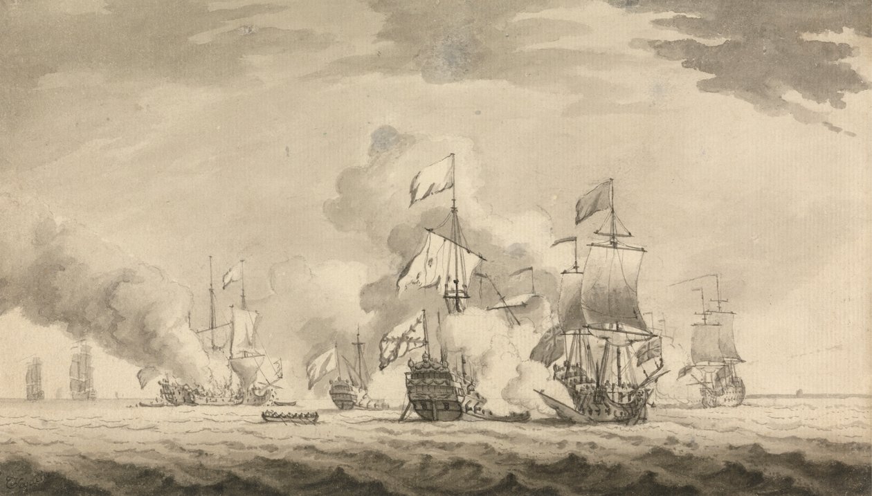 Navires tirant - Francis Swaine