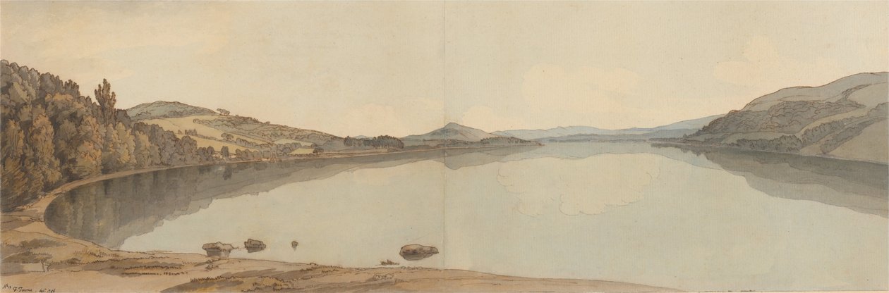 Lac Windermere - Francis Towne