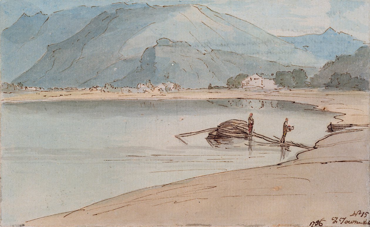 Lac Windermere - Francis Towne
