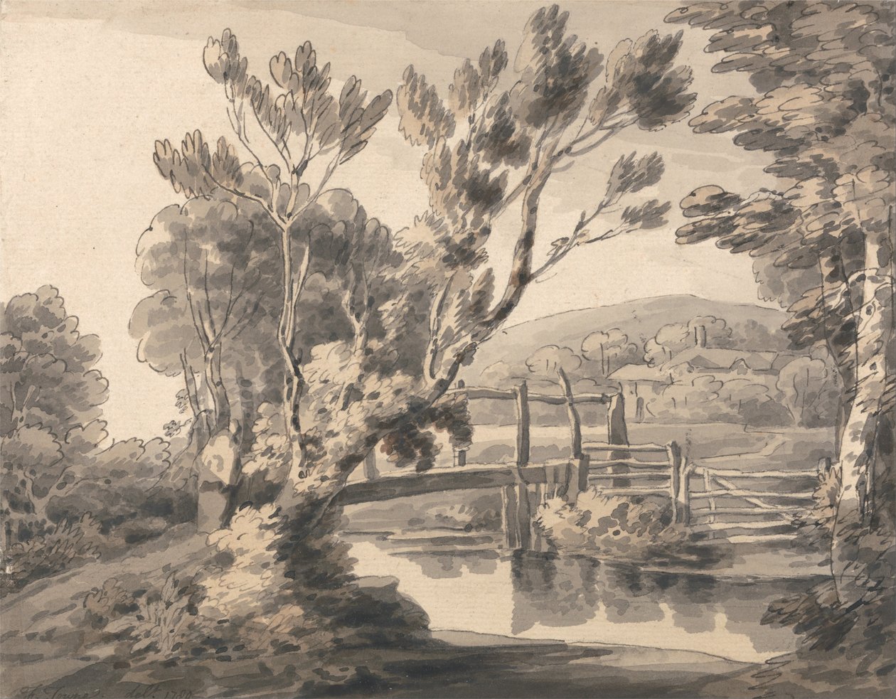 La passerelle - Francis Towne