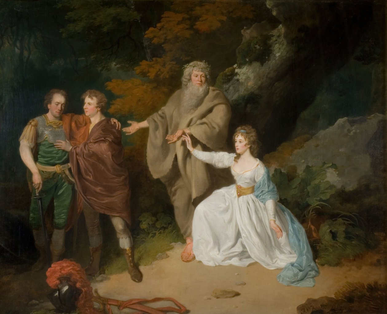 Une scène de La Tempête de Shakespeare, 1787 - Francis Wheatley