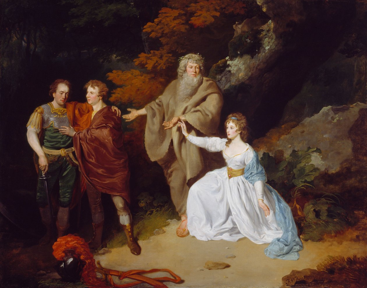 Une scène de La Tempête de Shakespeare, 1787 - Francis Wheatley