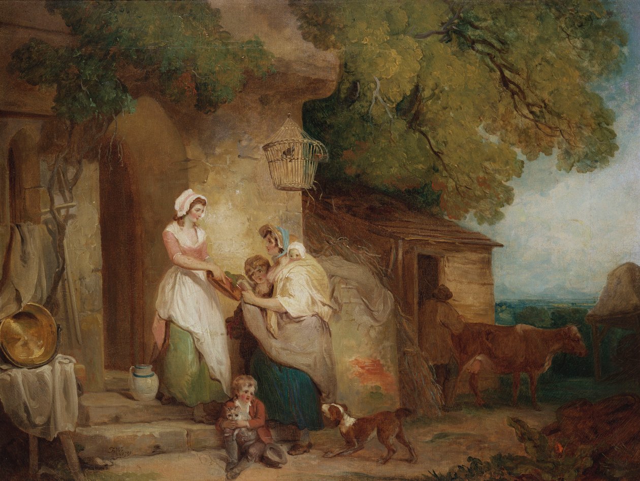 Bénévolence rustique, 1791 - Francis Wheatley