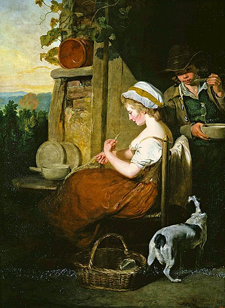 Cour rustique - Francis Wheatley