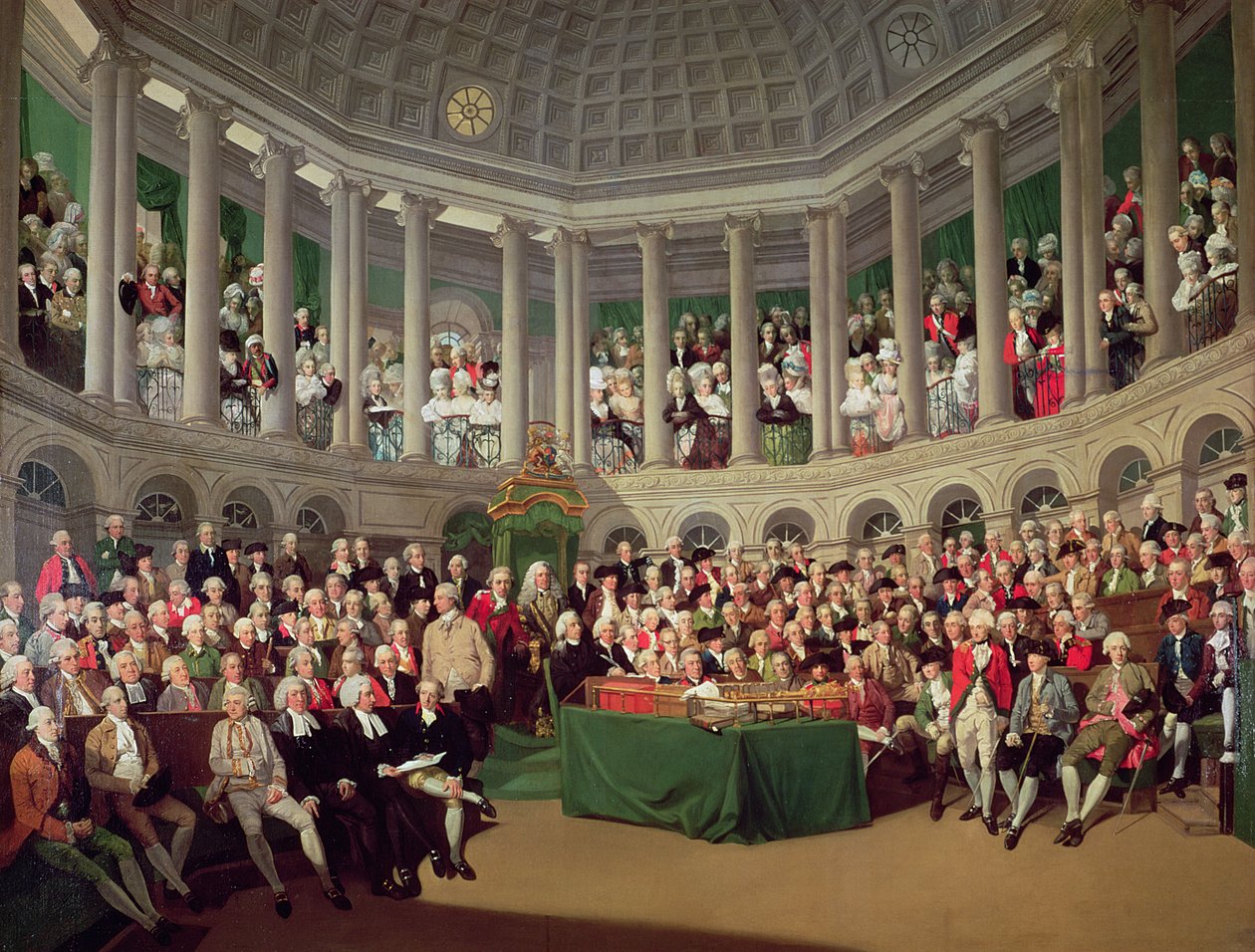 La Chambre des communes irlandaise - Francis Wheatley