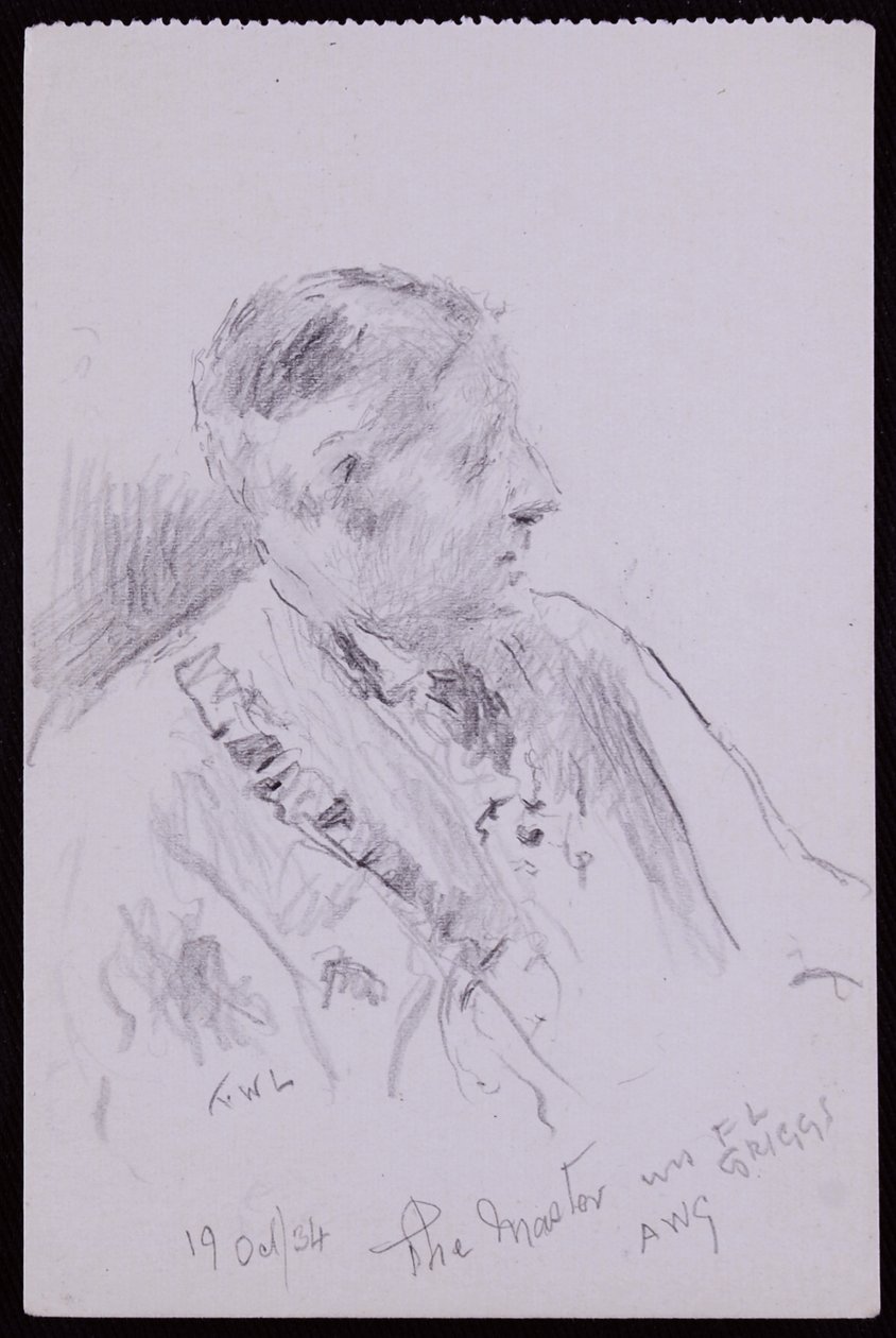 Portrait de FL Griggs - Francis Wilfred Lawson