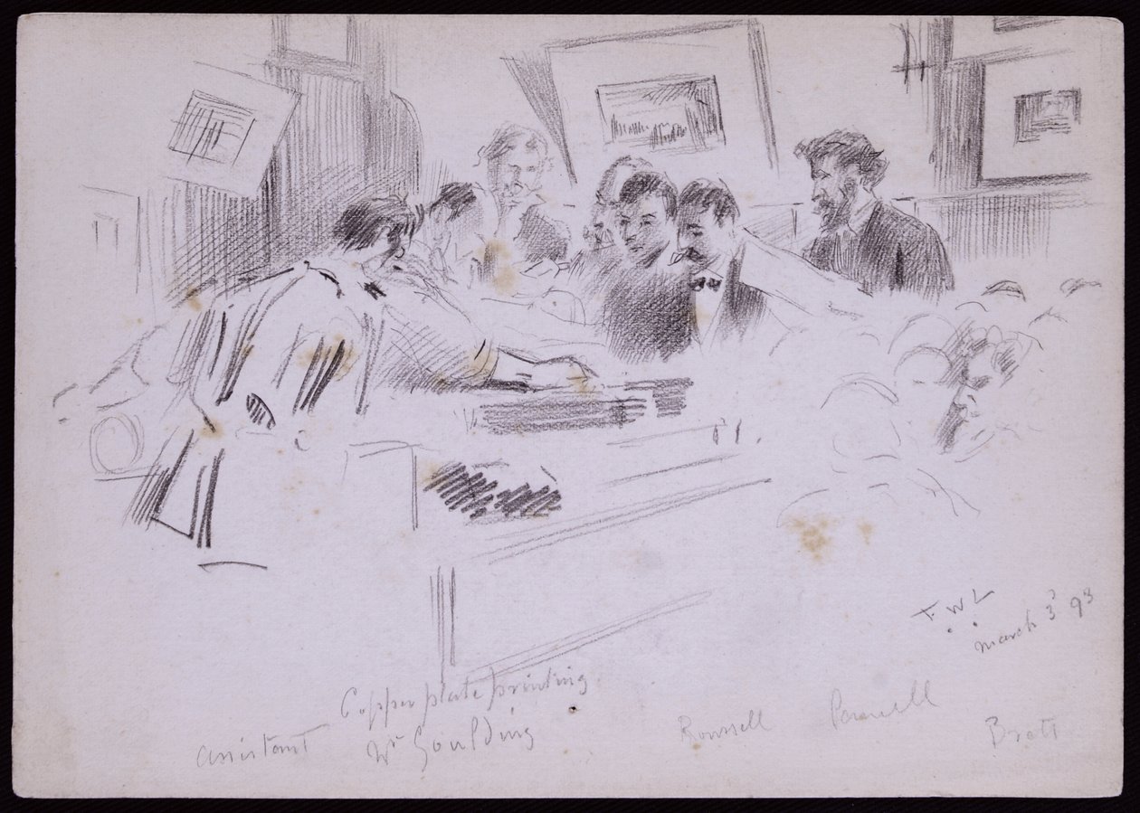 Portrait de F. Demonstration Goulding - Francis Wilfred Lawson