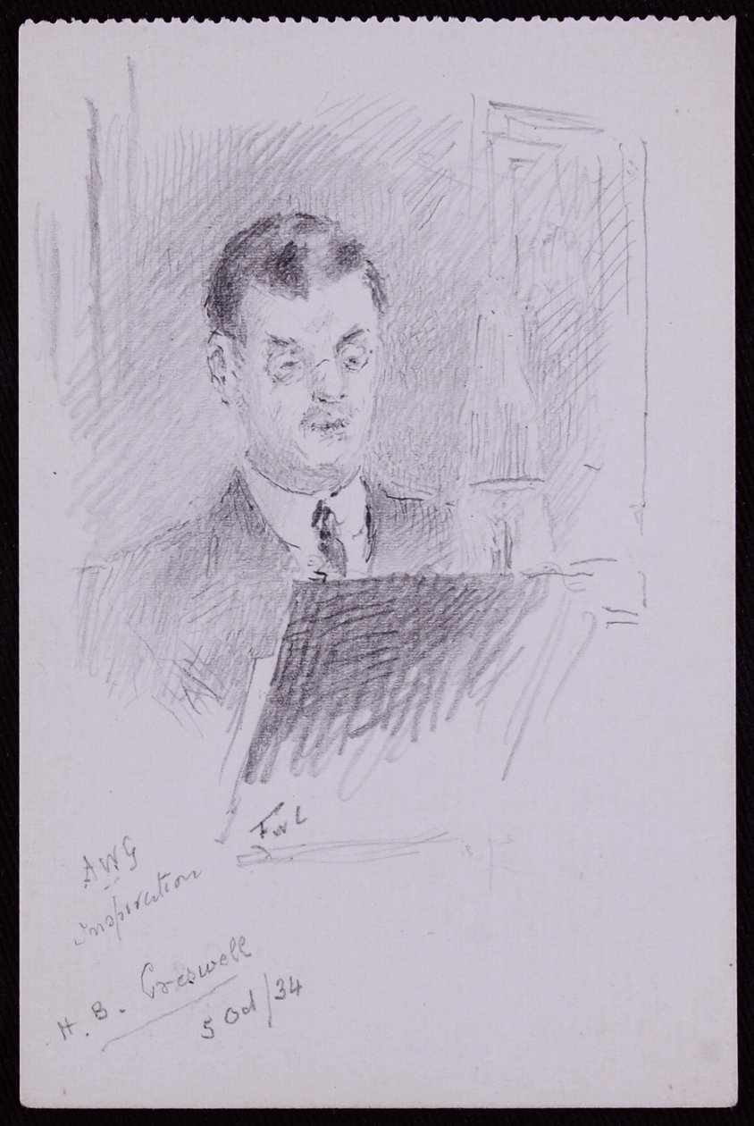 Portrait de HB Cresswell - Francis Wilfred Lawson
