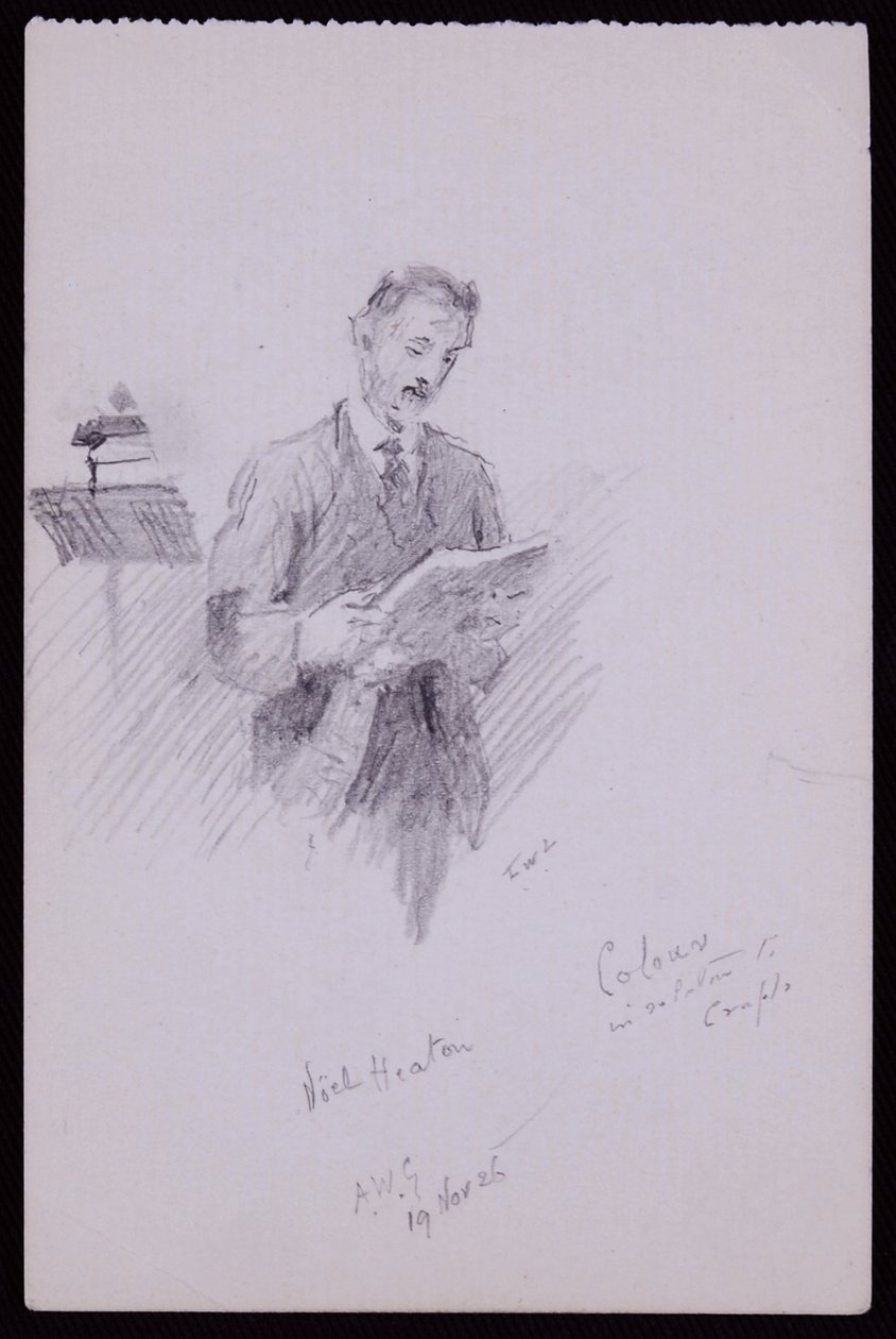 Portrait de Noel Heaton - Francis Wilfred Lawson