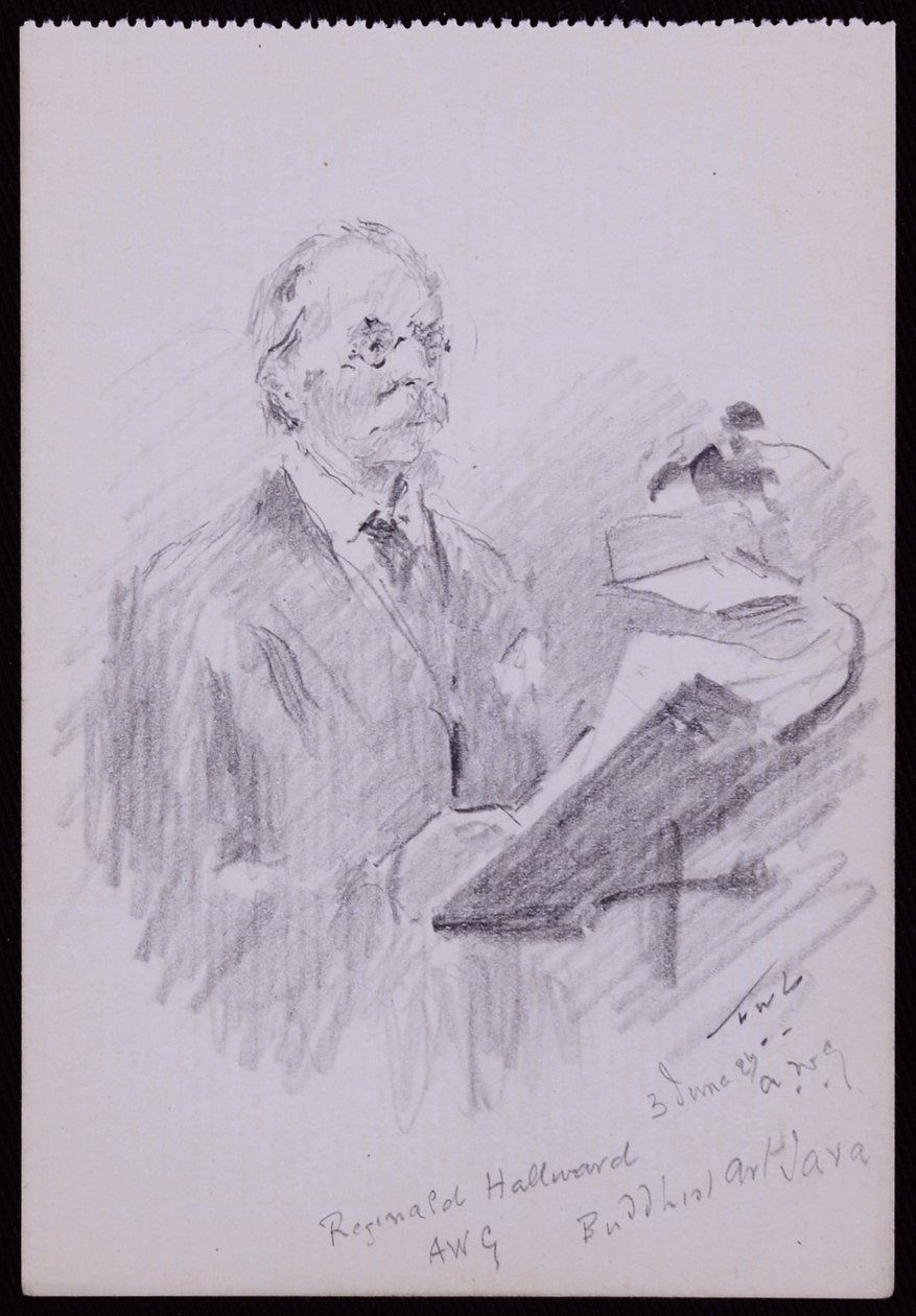 Portrait de Reginald Hallward - Francis Wilfred Lawson