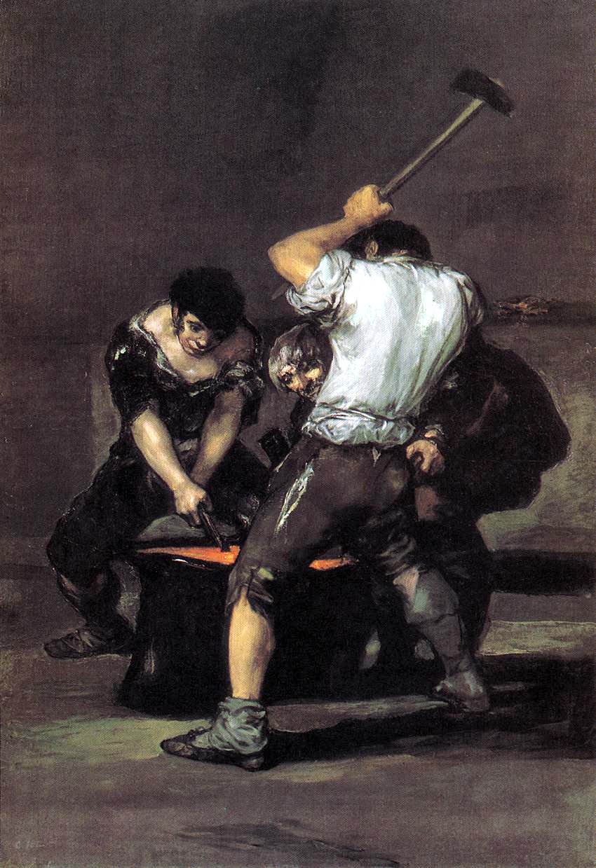 La forge - Francisco de Goya