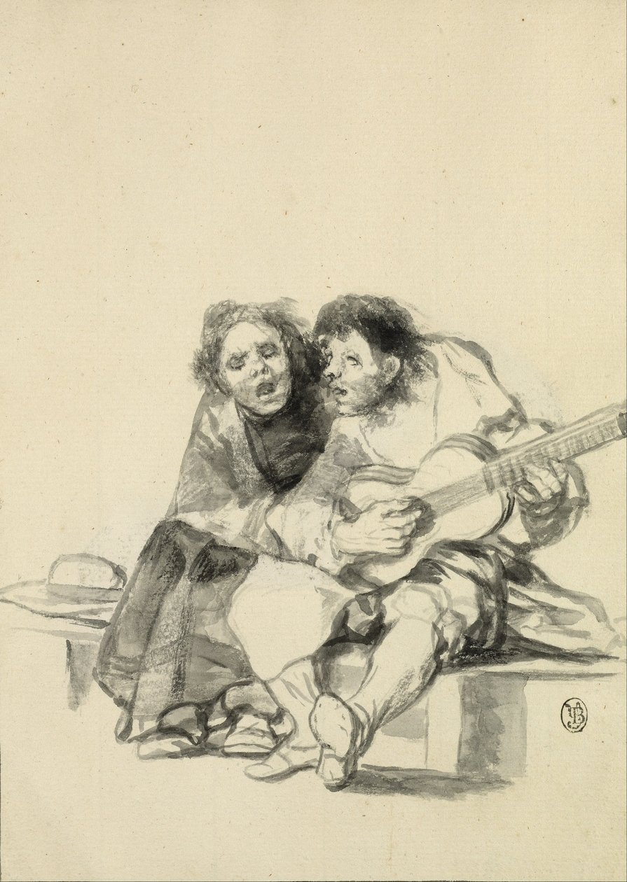 Très accordés (Ils sont très en harmonie) - Francisco de Goya