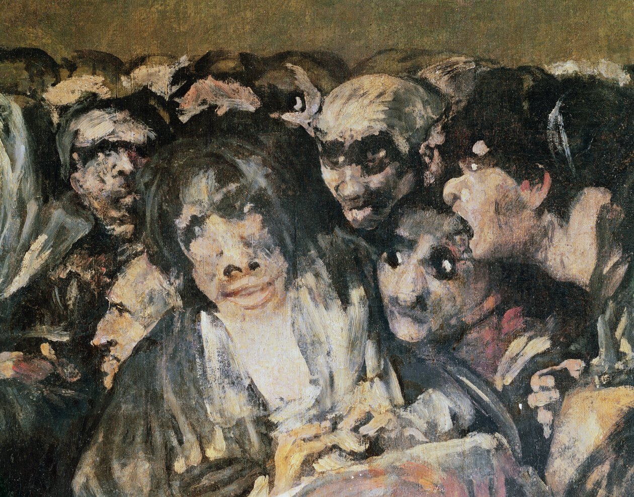 Pèlerinage à San Isidro, 1821 (détail) - Francisco de Goya