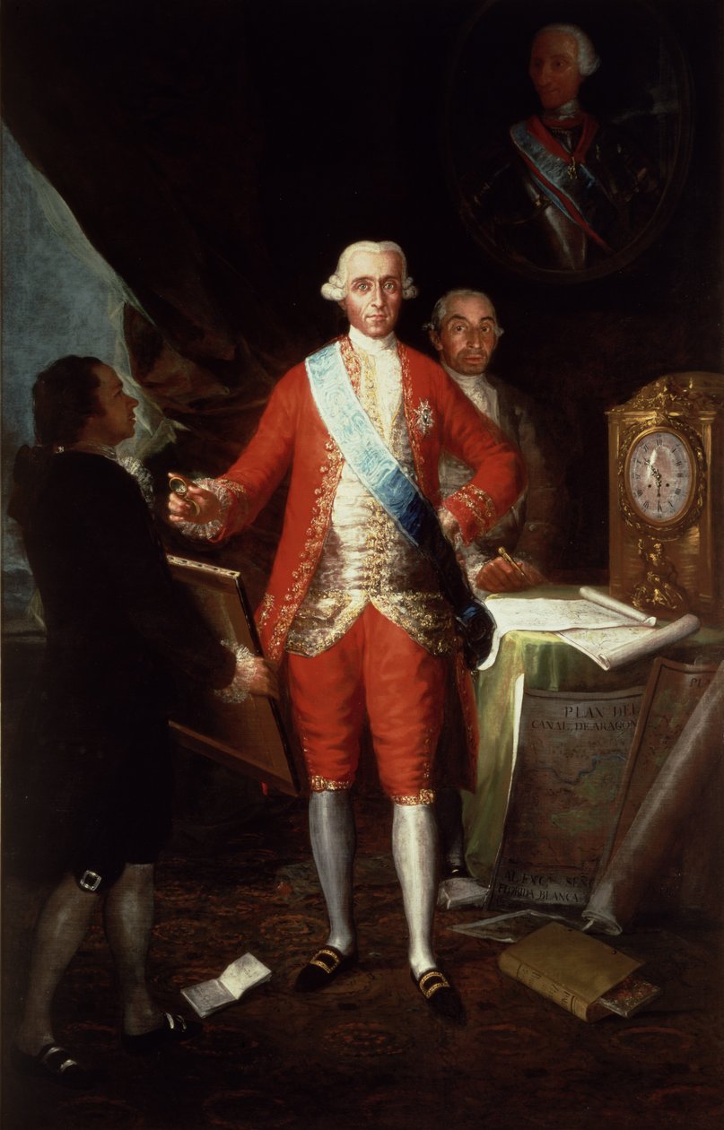 Portrait de Don Jose Monino y Redondo I, Comte de Floridablanca, 1783 - Francisco de Goya