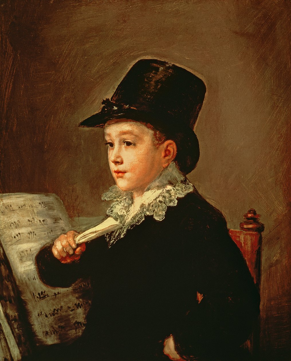 Portrait de Marianito Goya, petit-fils de l