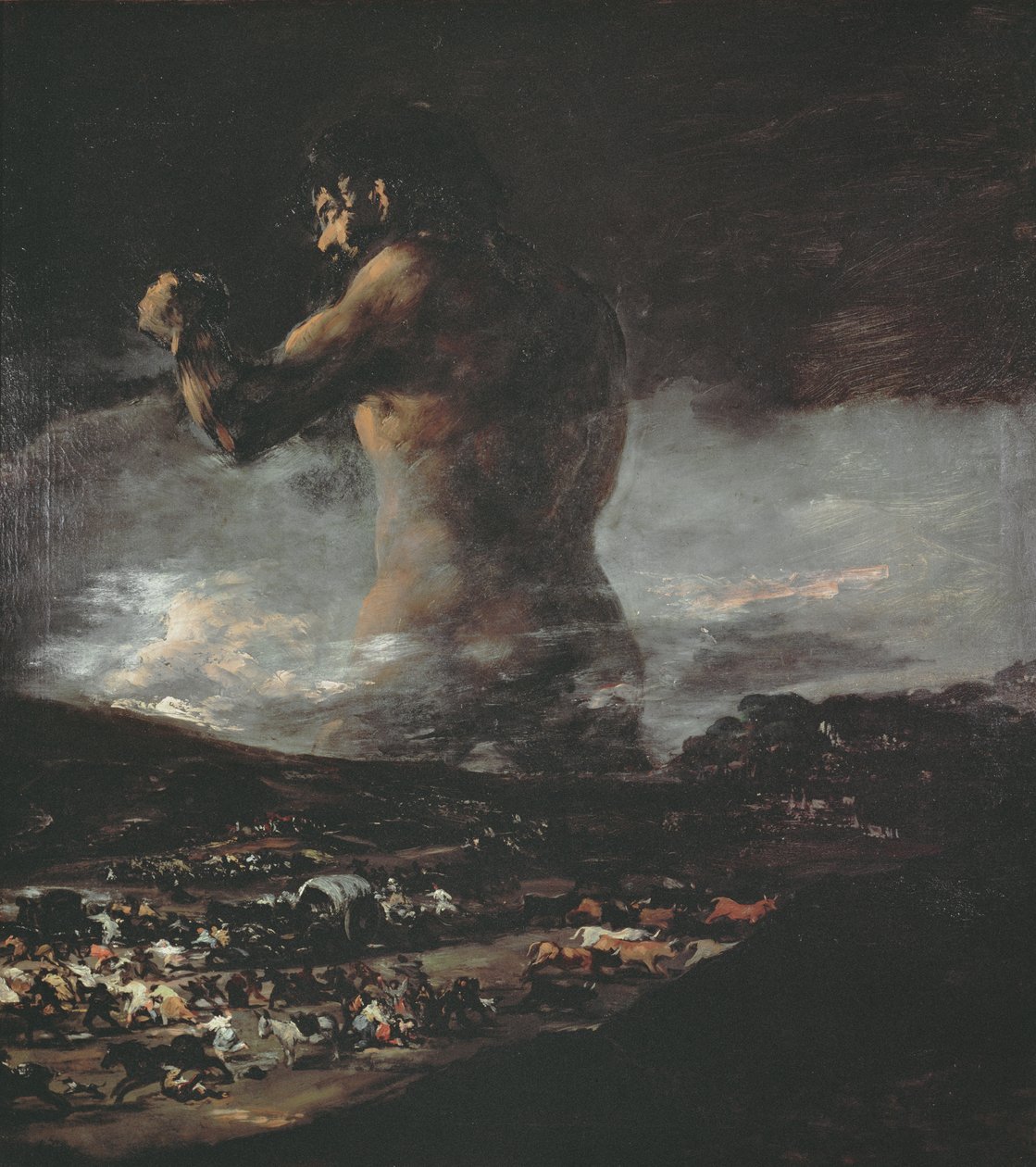 Le Colosse, vers 1808 - Francisco de Goya