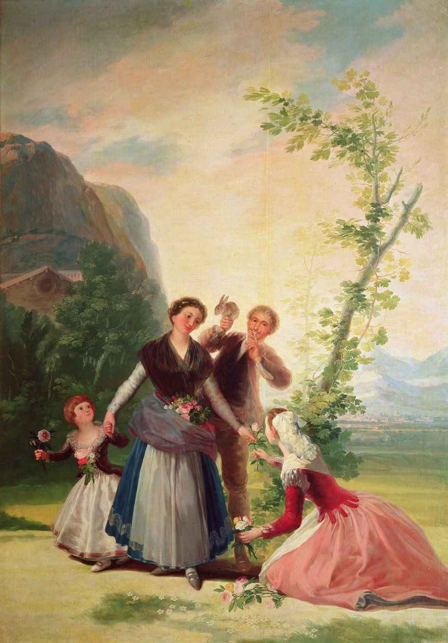 Les Fleuristes, 1786 - Francisco de Goya