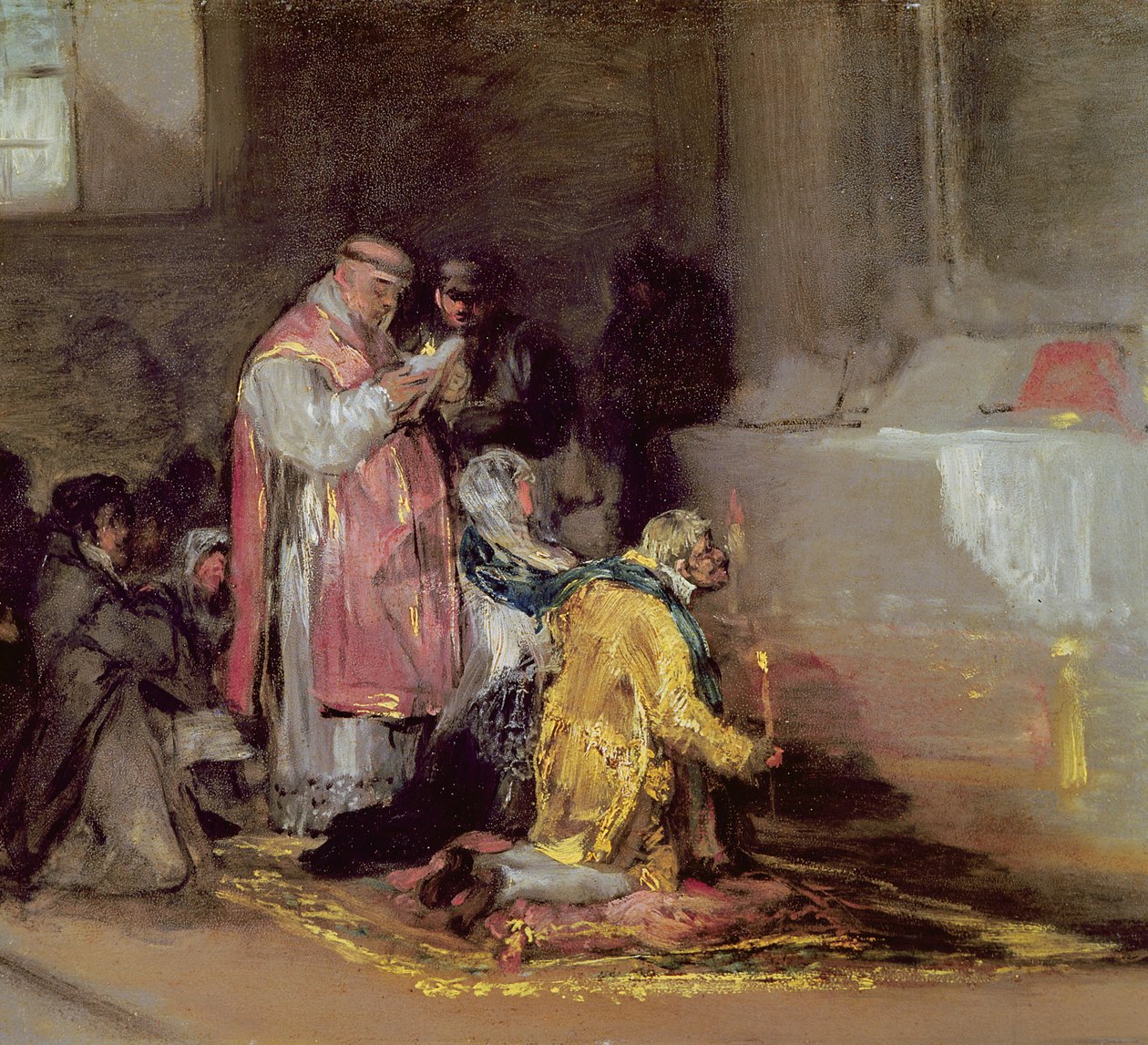 Le mariage mal assorti, vers 1819 - Francisco de Goya