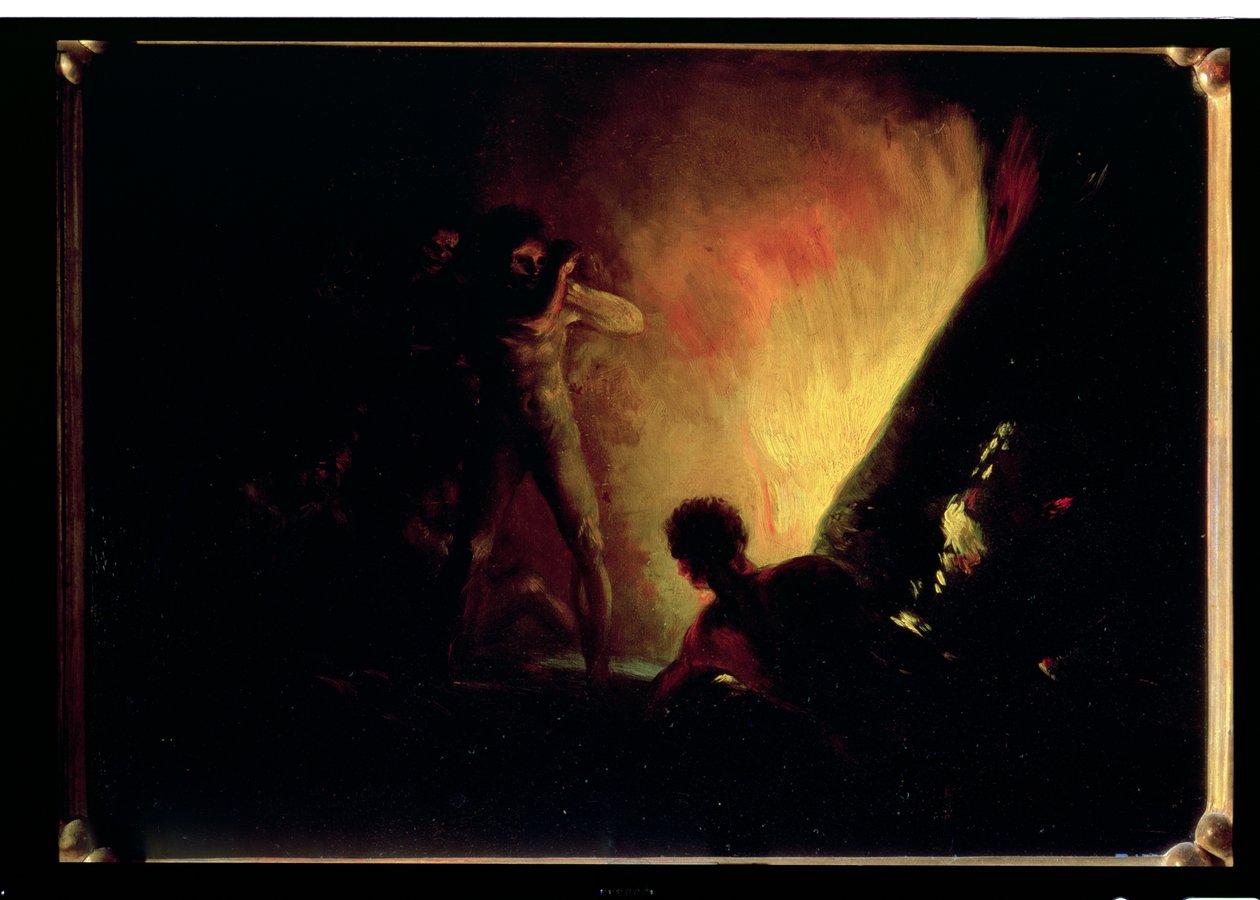 Le Bûcher, vers 1800-05 - Francisco de Goya