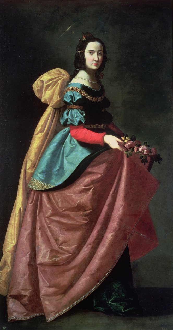 Sainte Élisabeth du Portugal (1271-1336) 1640 - Francisco de Zurbaran