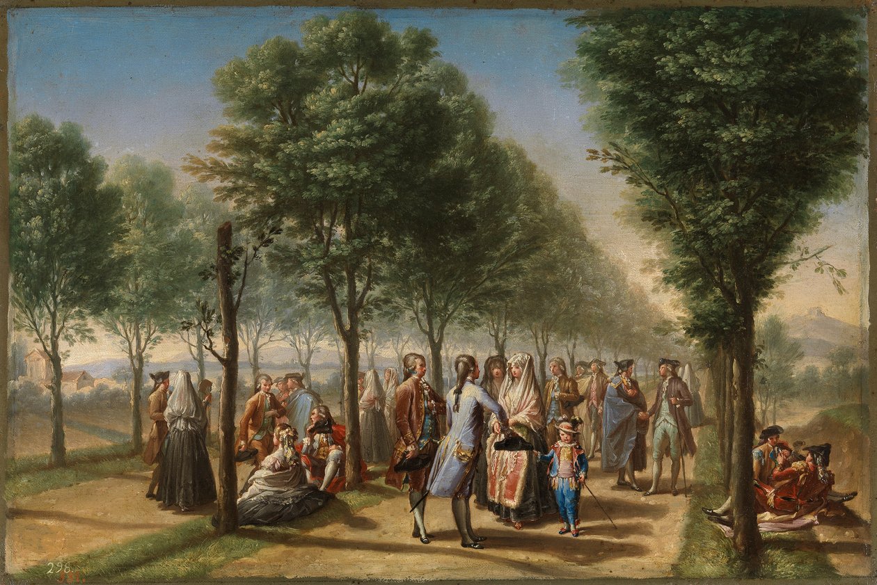 La promenade des Délices, à Madrid - Francisco Bayeu y Subias