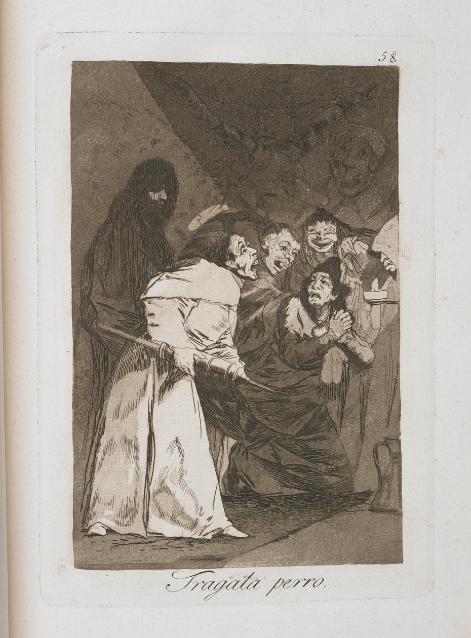 Planche de Los Caprichos, 1797-1798 - Francisco de Goya