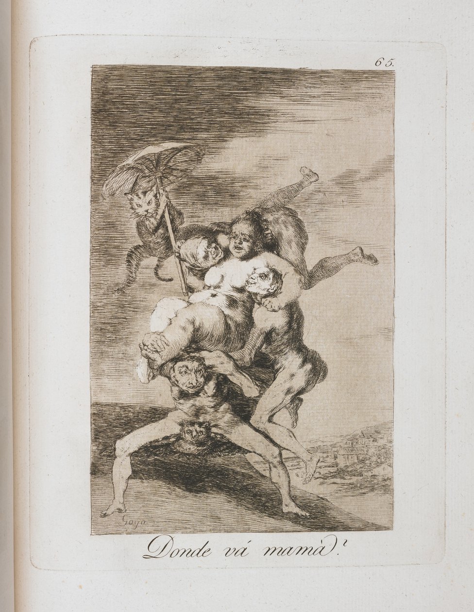 Planche de Los Caprichos, 1797-1798 - Francisco de Goya