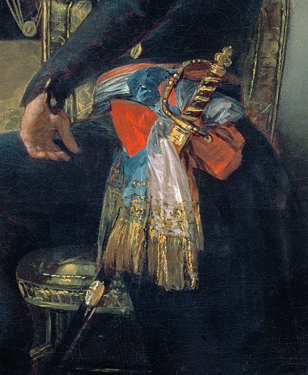 Portrait de Ferdinand Guillemardet, détail de l