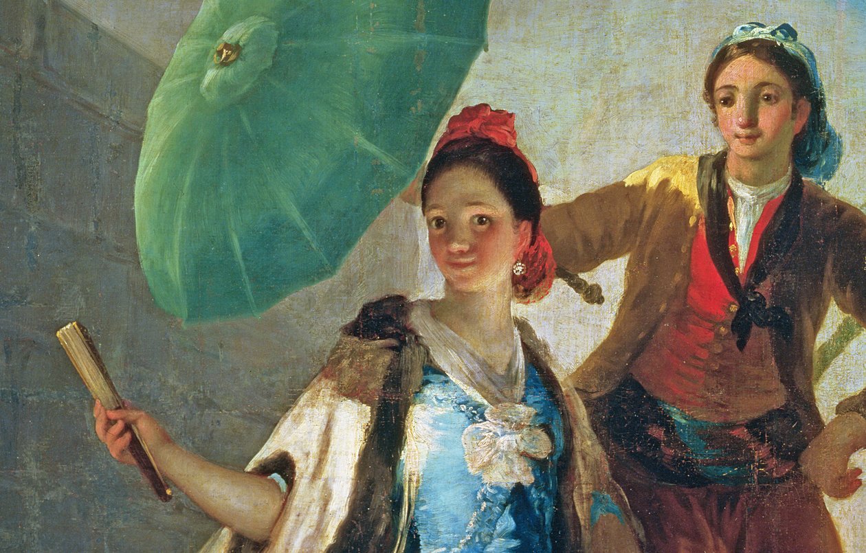 Le Parasol, 1777 (détail) - Francisco de Goya