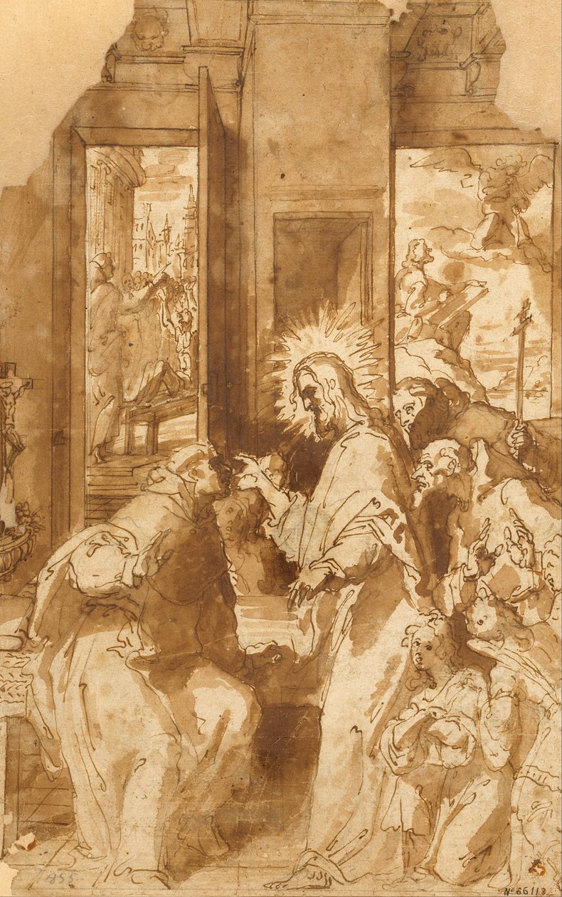 Apparition du Christ à Saint Vincent Ferrier - Francisco Ribalta
