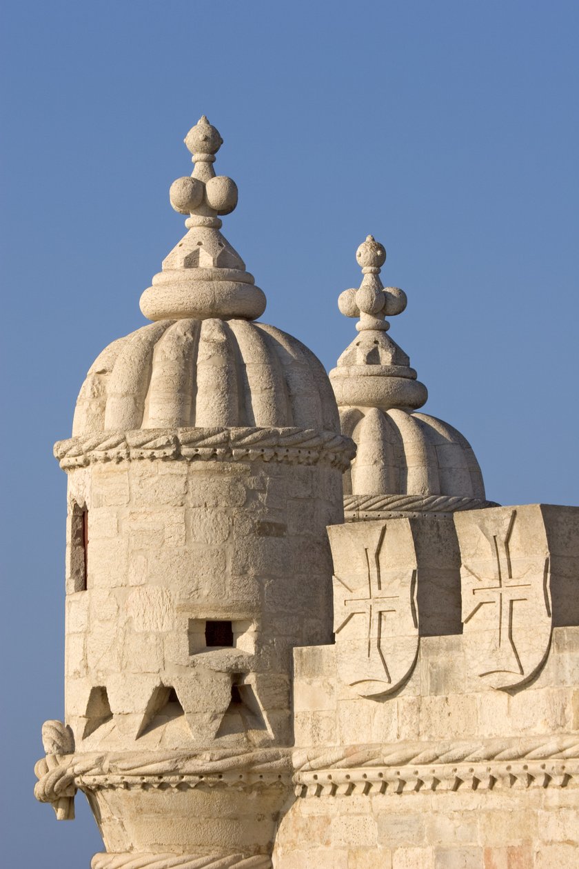 La Torre de Belem, construite c.1514 (détail) - Francisco de Arruda
