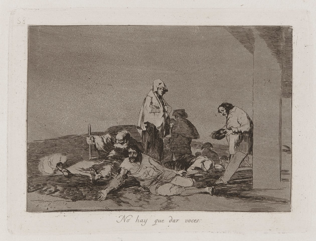 No hay que dar voces - Francisco de Goya
