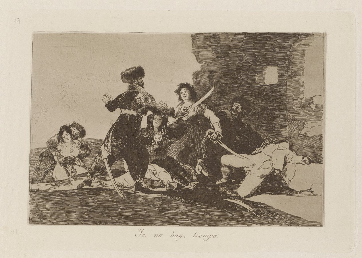 Ya no hay tiempo - Francisco de Goya