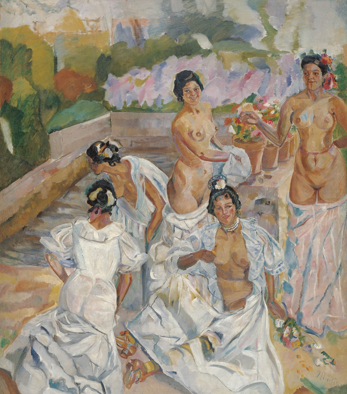 Le Bain de Séville - Francisco Iturrino
