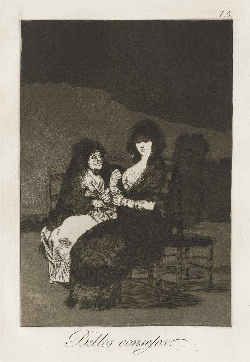 Jolies Enseignements, 1868 - Francisco de Goya