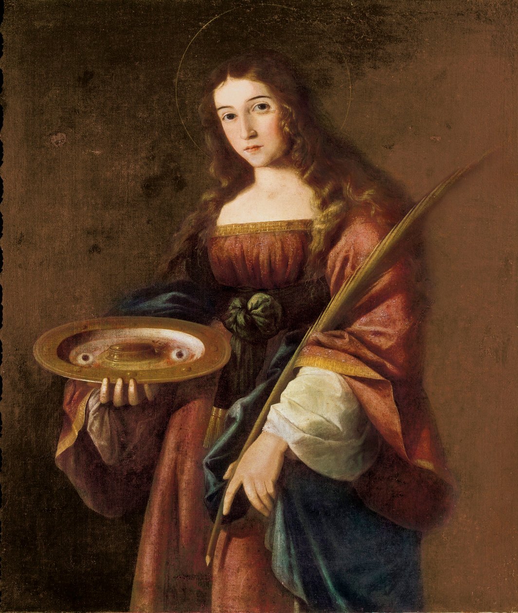 Sainte Lucie - Francisco de (circle of) Zurbaran
