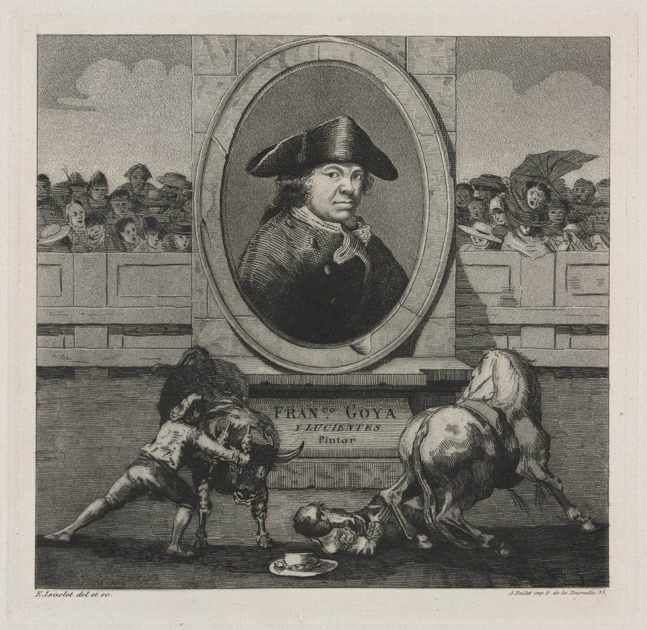 Corridas : Frontispice, 1876 - Francisco de Goya
