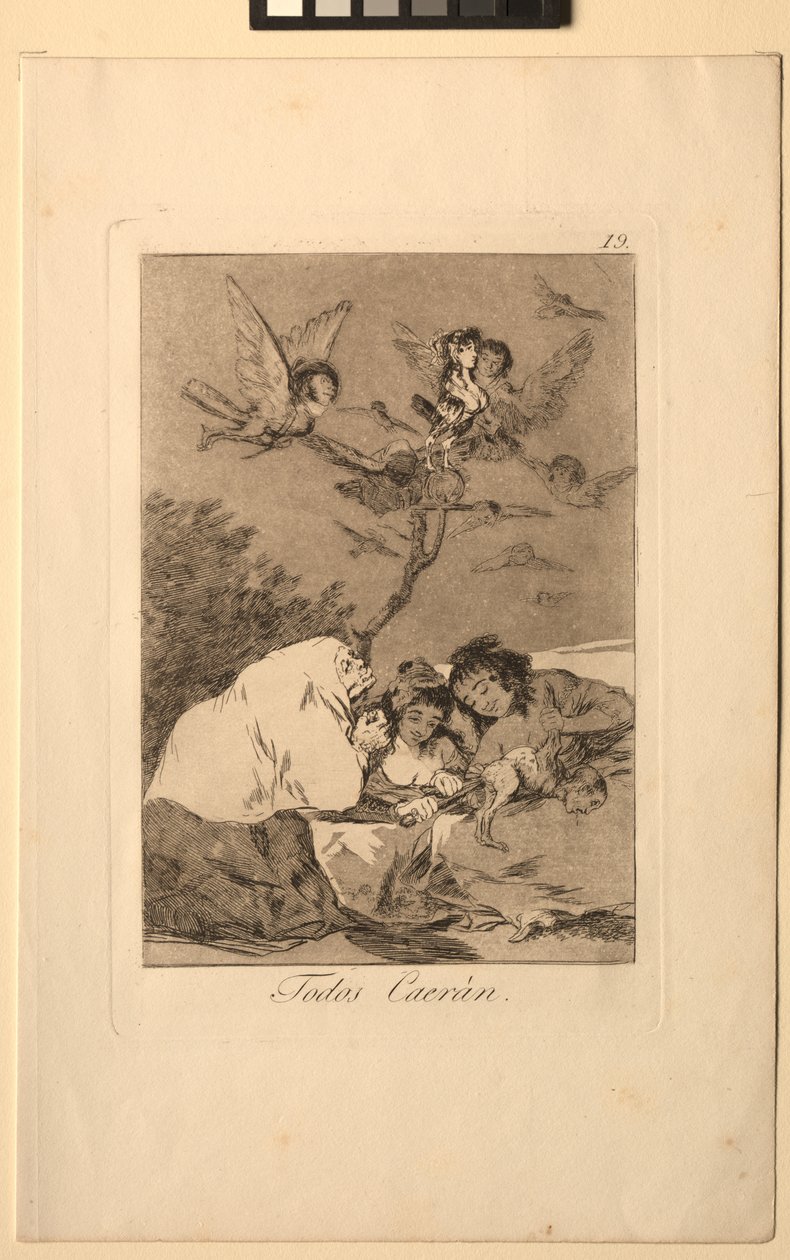 Caprichos : Tous tomberont - Francisco de Goya