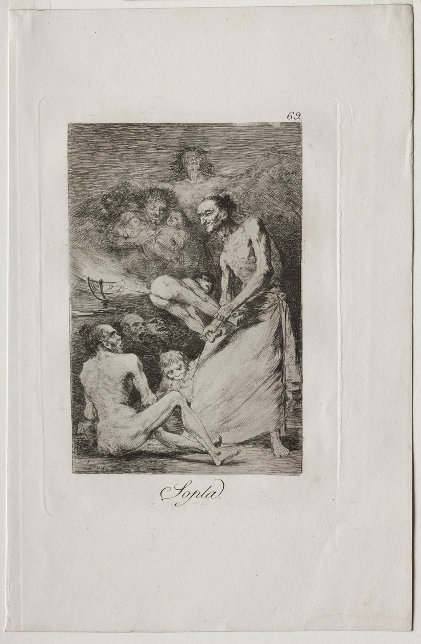 Caprices : Souffle ! - Francisco de Goya