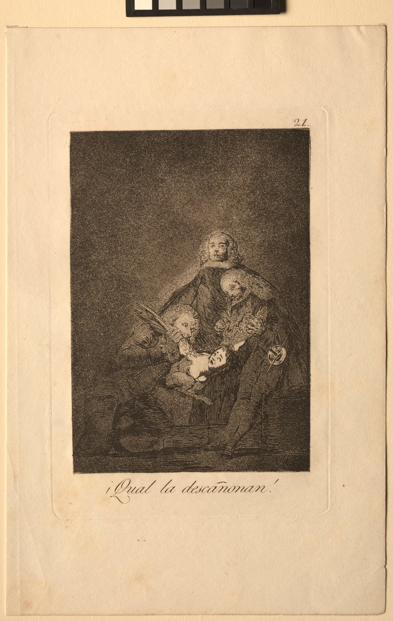 Caprichos: Comment ils la plument ! - Francisco de Goya