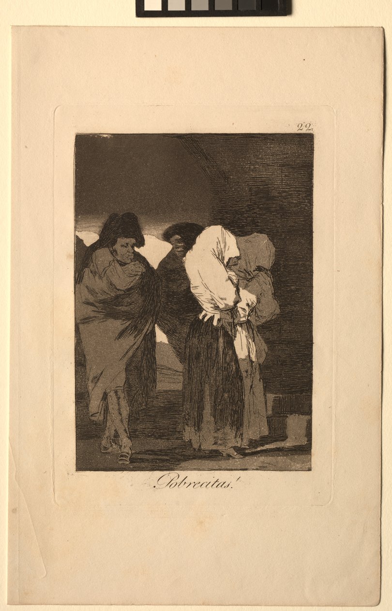 Caprichos : Pauvres petites filles ! - Francisco de Goya