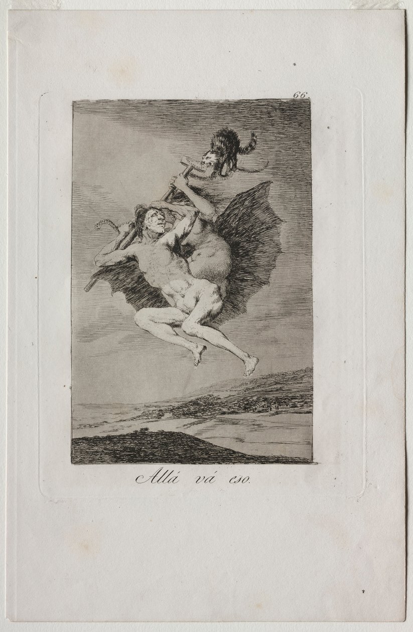 Caprichos : Ça y va - Francisco de Goya