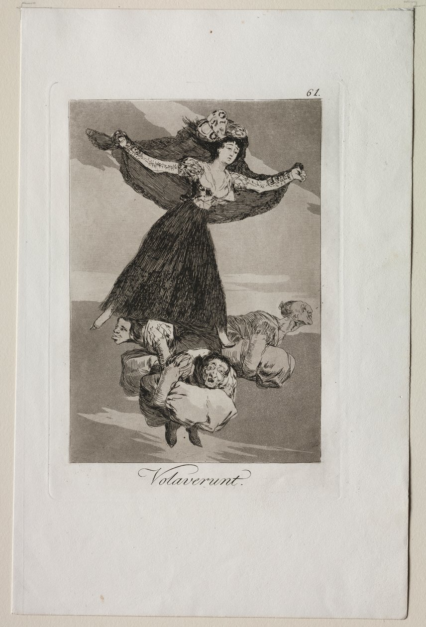 Caprices : Ils se sont envolés - Francisco de Goya